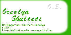 orsolya skulteti business card